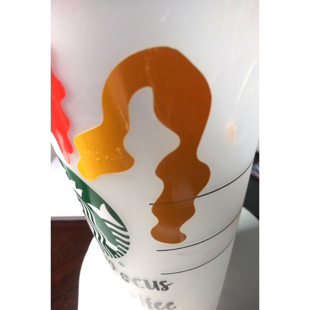 STARBUCKS Halloween 2020 Hocus Pocus I NEED COFFEE TO FOCUS Reusable Cup 24 oz - Picture 11 of 11